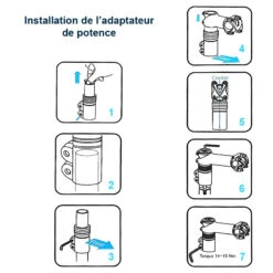 Satori Adaptateur De Potence Head Up 4 Noir Dia.28,6 Mm / 117 Mm -Point Soldes adaptateur de potence head up 4 noir dia286 mm 117 mm 2