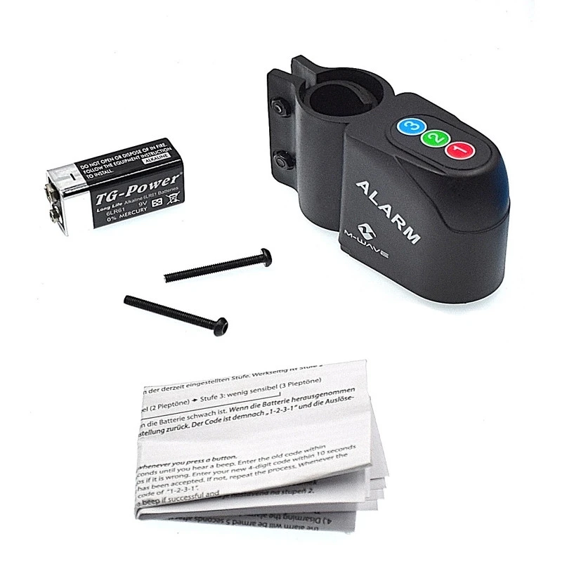 M-Wave Alarme Pour Vélo 3 M-Wave Alarme Pour Vélo
