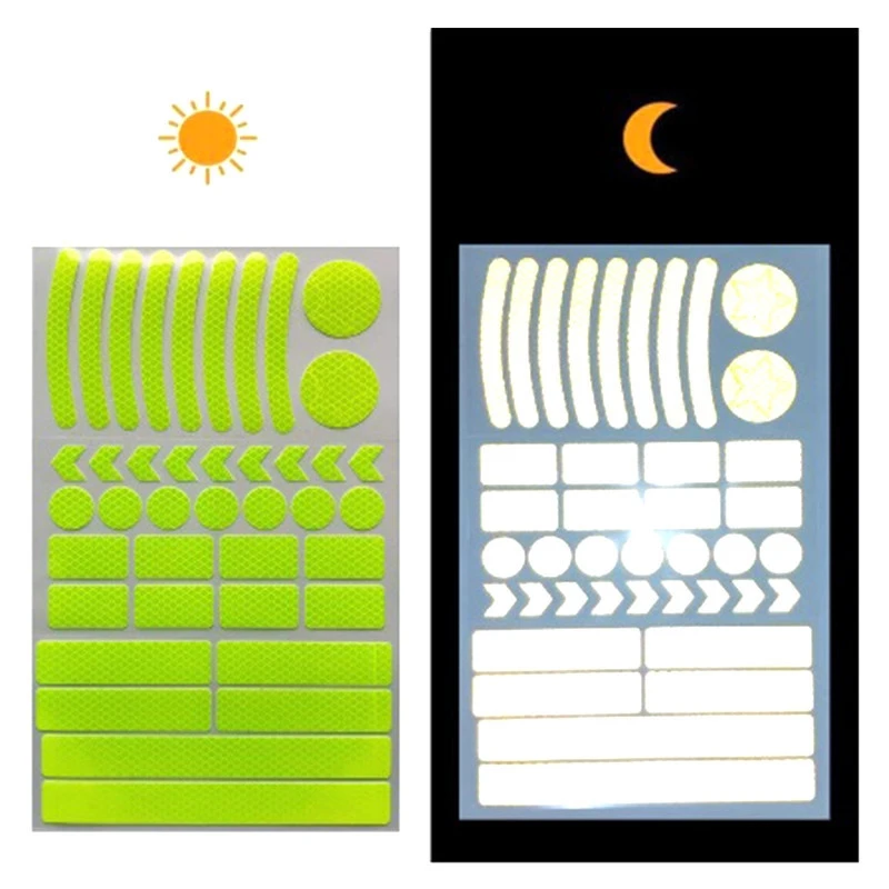 Autocollant Réfléchissant Pour Cadre Et Roue De Vélo, 42 Pièces 7 Autocollant Réfléchissant Pour Cadre Et Roue De Vélo, 42 Pièces – Image 5