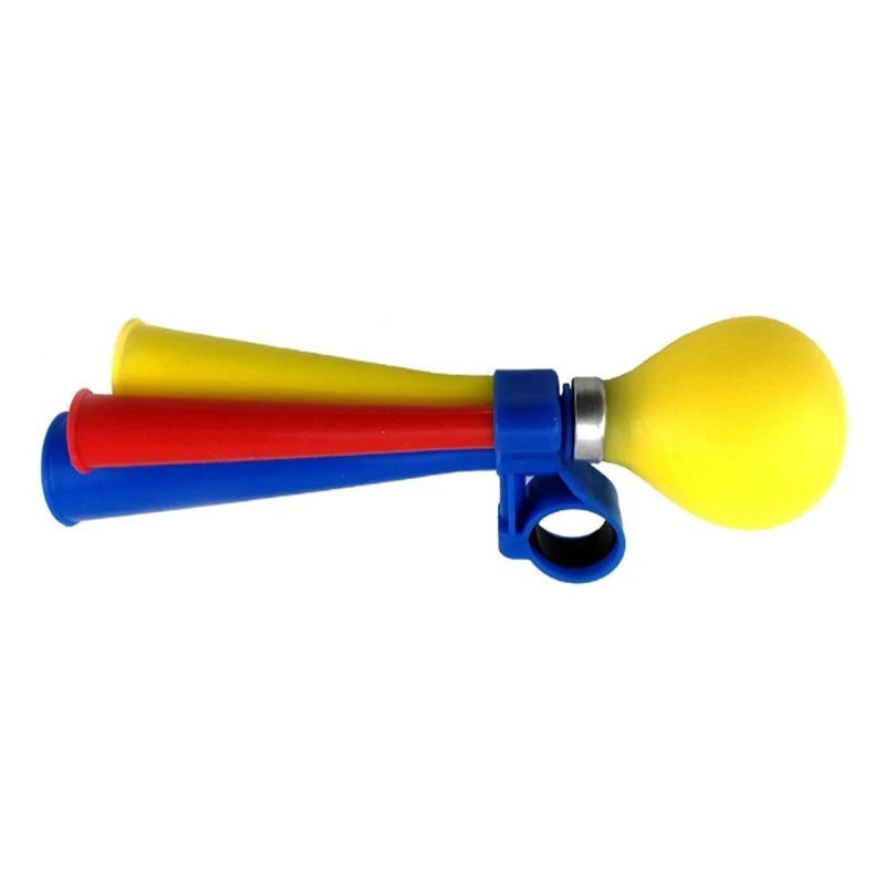 Avertisseur Coloré Pour Vélo En Forme De Trompe Trois Cornes 4 Avertisseur Coloré Pour Vélo En Forme De Trompe Trois Cornes – Image 2