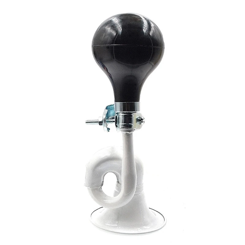 Avertisseur Sonore De Vélo Poire En Forme De Trompette - Blanc 4 Avertisseur Sonore De Vélo Poire En Forme De Trompette - Blanc – Image 2