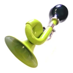 Messingschlager Avertisseur Sonore Trompette Pour Vélo - Vert -Point Soldes avertisseur sonore trompette pour velo vert 2