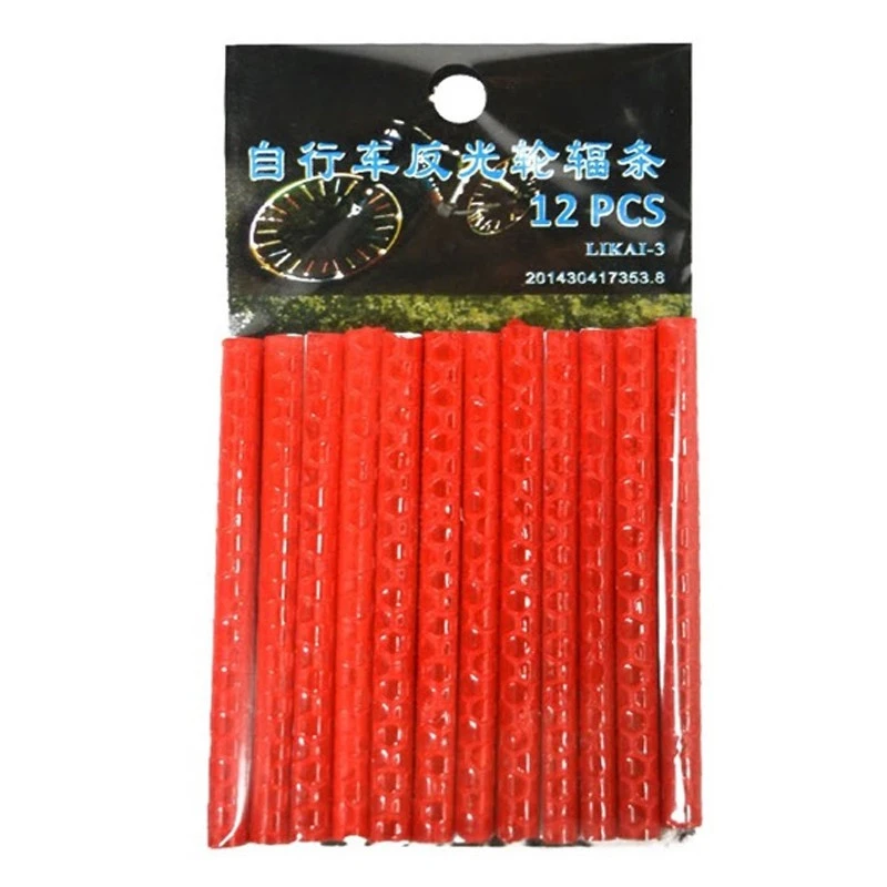 Barrettes Réfléchissantes Colorés Pour Rayons De Vélo 5 Barrettes Réfléchissantes Colorés Pour Rayons De Vélo – Image 3