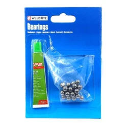Weldtite Billes 1/4" Pour Roue Arrière Vélo Avec Tube De Graisse