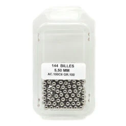 Boite De 144 Billes Acier - Diamètre 5,50 Mm