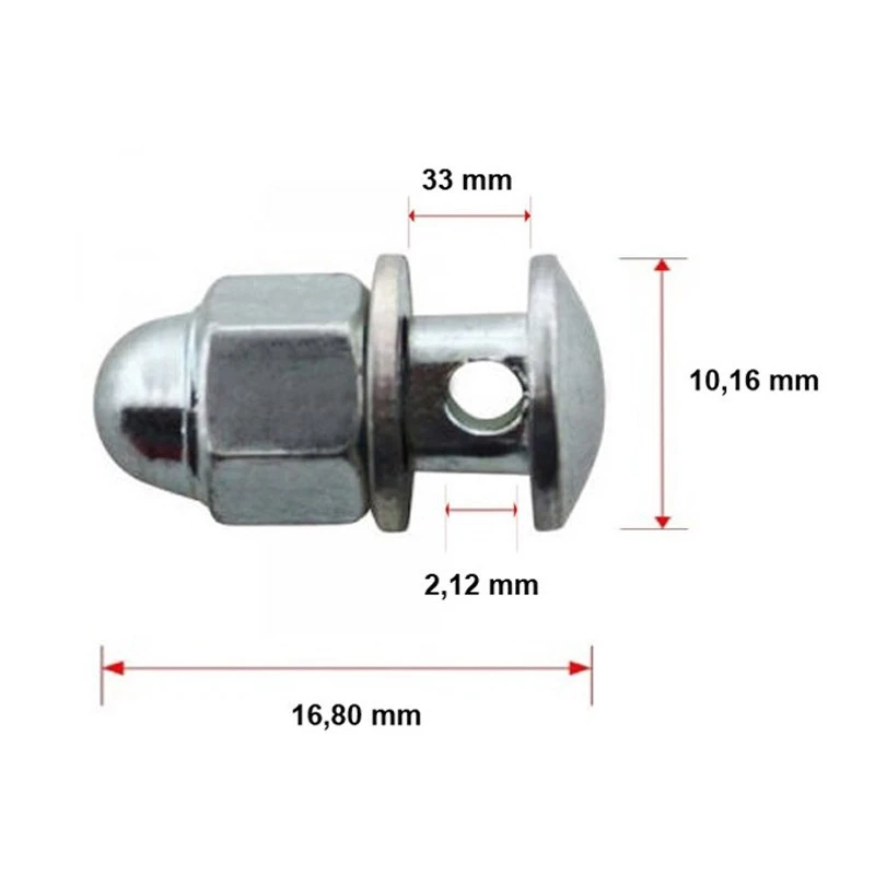 Boulon Coinceur De Câble De Frein Vélo 4 Boulon Coinceur De Câble De Frein Vélo – Image 2