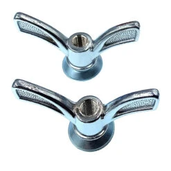 Messingschlager Boulons Papillon Sur Axe De Roue Avant Vintage 8 Mm - Par 2