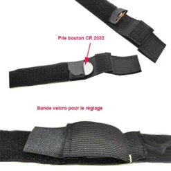 Brassard De Sécurité Avec LEDs Clignotant Pour Vélo Ou Jogging -Point Soldes brassard de securite avec leds clignotant pour velo ou jogging 4