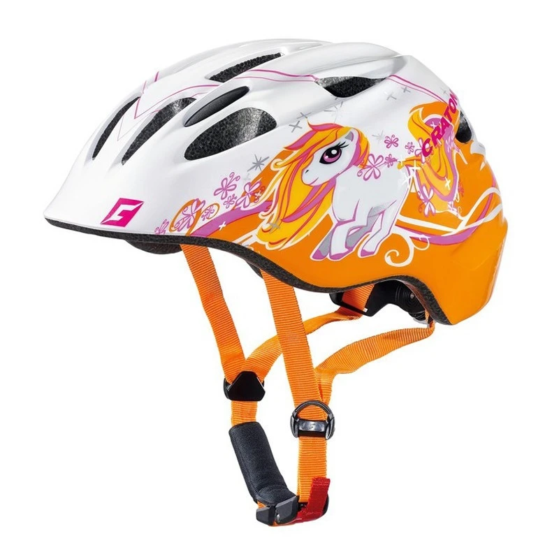 Casque Enfant CRATONI Akino - Orange Et Blanc 3 Casque Enfant CRATONI Akino - Orange Et Blanc