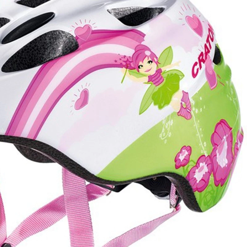 Casque Enfant CRATONI Akino - Rose Et Blanc 5 Casque Enfant CRATONI Akino - Rose Et Blanc – Image 3