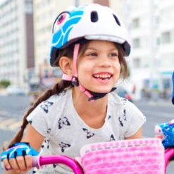 Casque Vélo Enfant Girafe Bleue Crazy Safety -Point Soldes casque velo enfant girafe bleue crazy safety 4