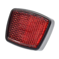Catadioptre Arrière Rouge Rectangle A Visser Pour Garde Boue Vélo