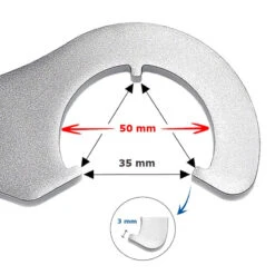 Point Soldes -Point Soldes clef 2 en 1 contre ecrou fixie et boitier de pedalier super b 1