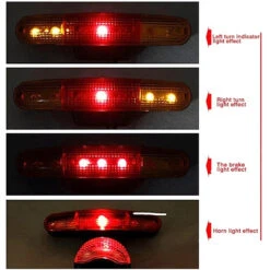 Clignotant Feu Stop Pour Vélo Avec Avertisseur Sonore