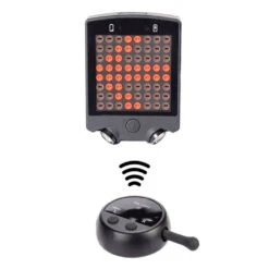 Clignotant Haute Luminosité Avec Télécommande Sans Fil Pour Vélo