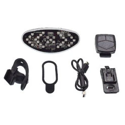 Clignotant Pour Vélo Pour Indiquer Sa Direction Rechargeable USB -Point Soldes clignotant pour velo pour indiquer sa direction rechargeable usb 2