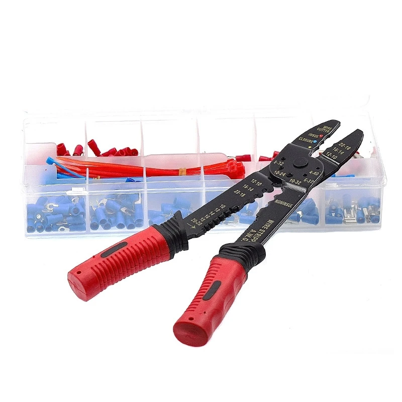 Silverline Coffret à Sertir Avec Pince à Dénuder Pour électricité Vélo 3 Silverline Coffret à Sertir Avec Pince à Dénuder Pour électricité Vélo