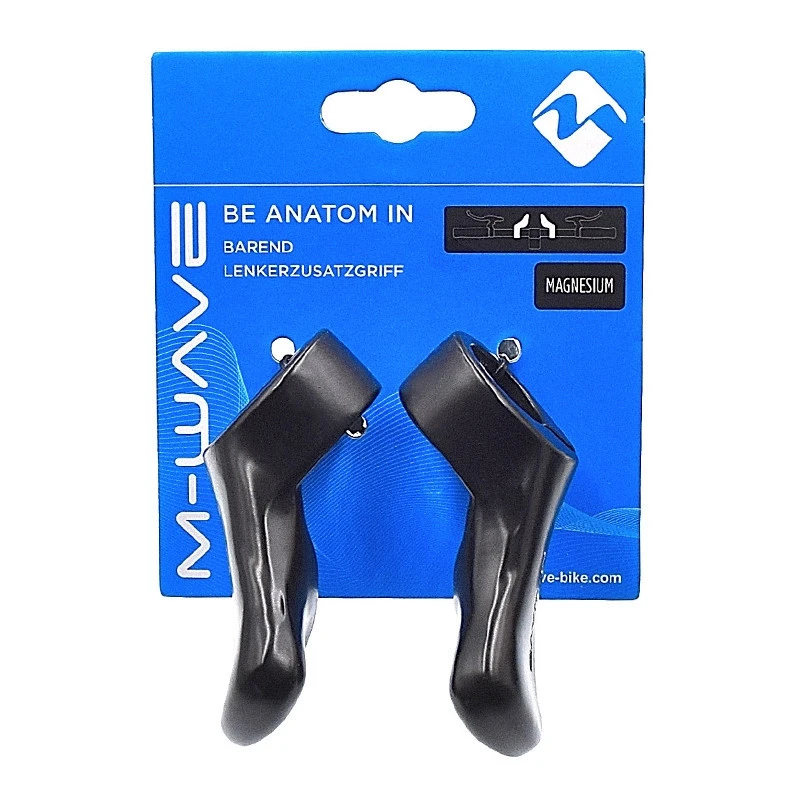 M-Wave Cornes Anatomiques Pour Montage Central Sur Cintre De Vélo 4 M-Wave Cornes Anatomiques Pour Montage Central Sur Cintre De Vélo – Image 2