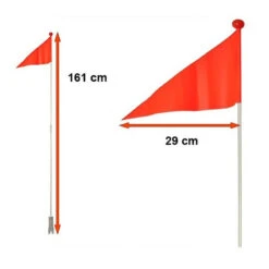 Drapeau De Sécurité Pour Vélo Et Remorque 11 Drapeau De Sécurité Pour Vélo Et Remorque -Point Soldes drapeau de securite pour velo et remorque 4