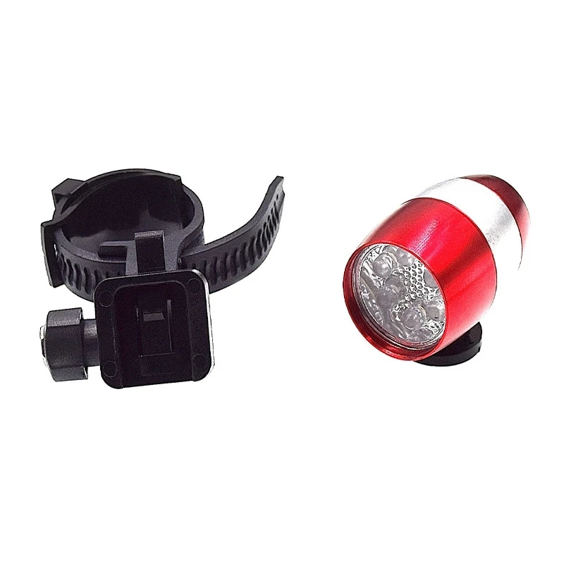 Eclairage Aluminium 6 LED étanche Pour Vélo 3 Eclairage Aluminium 6 LED étanche Pour Vélo