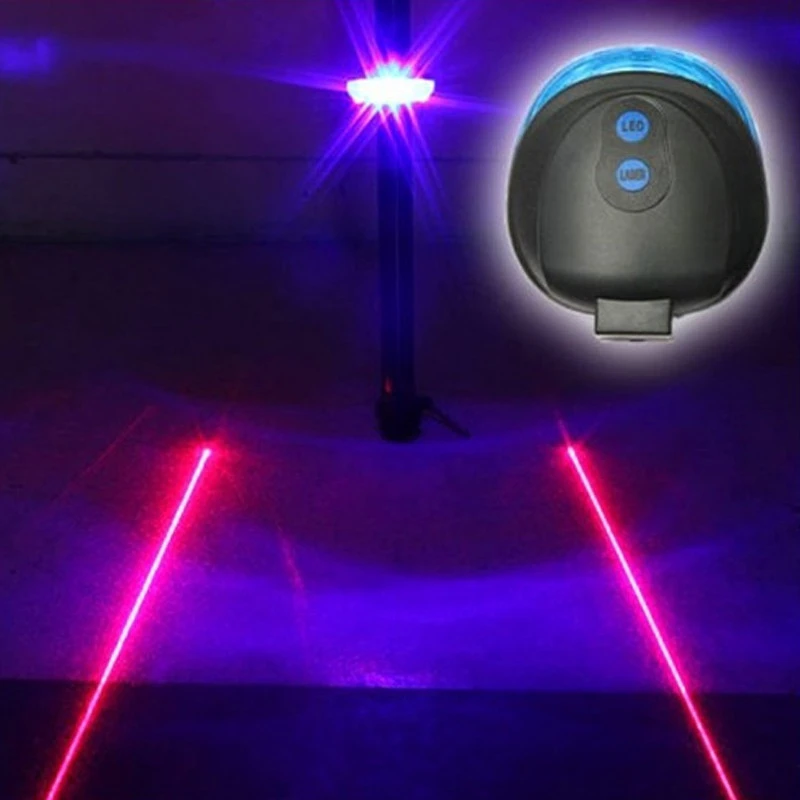 Eclairage Arrière Bleu Pour Vélo Avec Laser 3 Eclairage Arrière Bleu Pour Vélo Avec Laser