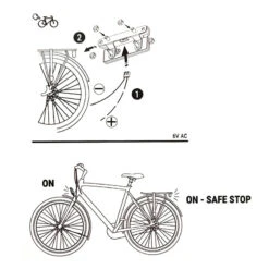 Eclairage Arrière Vélo Avec Catadioptre PIMENTO LARGE - Spanninga -Point Soldes eclairage arriere velo avec catadioptre pimento large spanninga 5