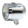 Eclairage Avant Rétro Chromé Sur Fourche De Vélo Néro -Point Soldes eclairage avant retro chrome sur fourche de velo nero