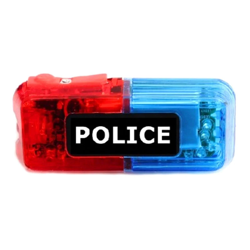 Eclairage Clignotant à Pince POLICE Pour Cycliste 3 Eclairage Clignotant à Pince POLICE Pour Cycliste