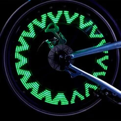 Eclairage LED à Pile Sur Rayon De Roue Vélo -Point Soldes eclairage led a pile sur rayon de roue velo 3