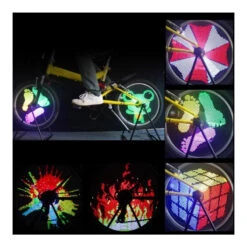 Eclairage Pour Roue De Vélo 96 LED - 220 Lumens -Point Soldes eclairage pour roue de velo 96 led 220 lumens 2