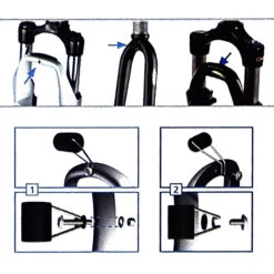 RIXEN & KAUL Espace Supplémentaire Pour Feu Avant Sur Fourche Ou Cadre De Vélo 7 RIXEN & KAUL Espace Supplémentaire Pour Feu Avant Sur Fourche Ou Cadre De Vélo -Point Soldes espace supplementaire pour feu avant sur fourche ou cadre de velo 1