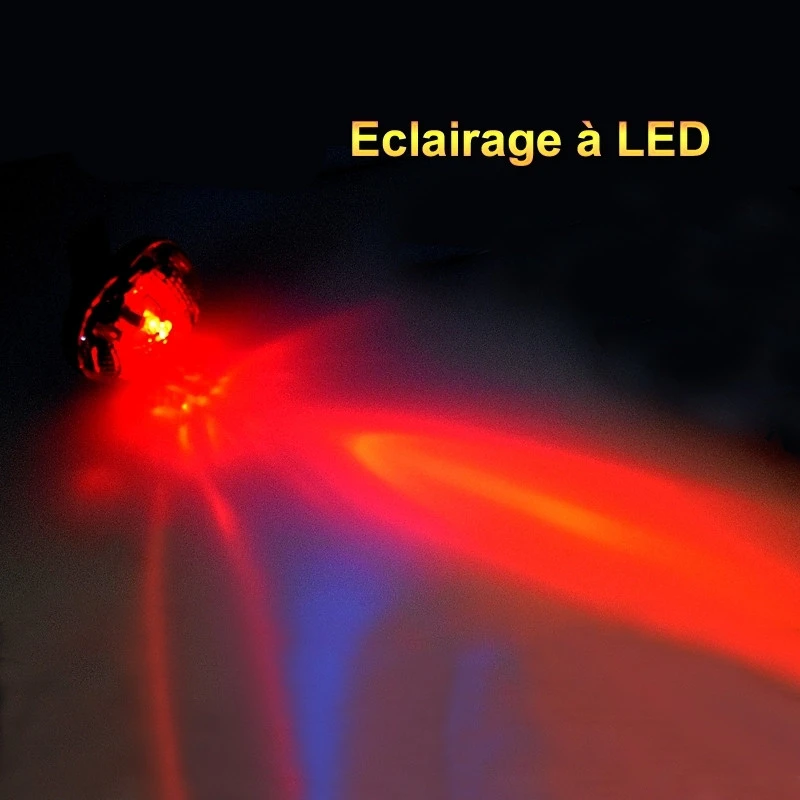 Point Feu Arrière à Piles à Fixer Sur Panier De Vélo 4 Point Feu Arrière à Piles à Fixer Sur Panier De Vélo – Image 2