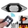 Feu Arrière Clignotant De Bicyclette Avec Télécommande Sans Fil -Point Soldes feu arriere clignotant de bicyclette avec telecommande sans fil