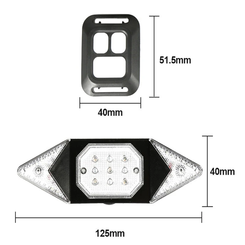 Feu Arrière Clignotant De Bicyclette Avec Télécommande Sans Fil 6 Feu Arrière Clignotant De Bicyclette Avec Télécommande Sans Fil – Image 4