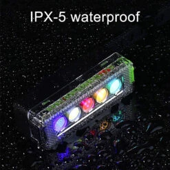 Feu Arrière Multicolore De Vélo à LED Rechargeable En USB -Point Soldes feu arriere multicolore de velo a led rechargeable en usb 1 3