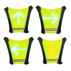 Gilet 48 LEDS Avec Indicateur De Direction Et Télécommande Sans Fil -Point Soldes gilet 48 leds avec indicateur de direction et telecommande sans fil 2