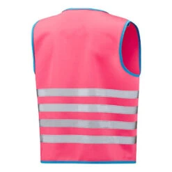Gilet De Sécurité Enfant à Vélo Haute Visibilité Rose Wowow -Point Soldes gilet de securite enfant a velo haute visibilite rose wowow 4