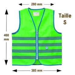 Gilet De Sécurité Enfant à Vélo Haute Visibilité Vert Wowow 10 Gilet De Sécurité Enfant à Vélo Haute Visibilité Vert Wowow -Point Soldes gilet de securite enfant a velo haute visibilite vert wowow 2