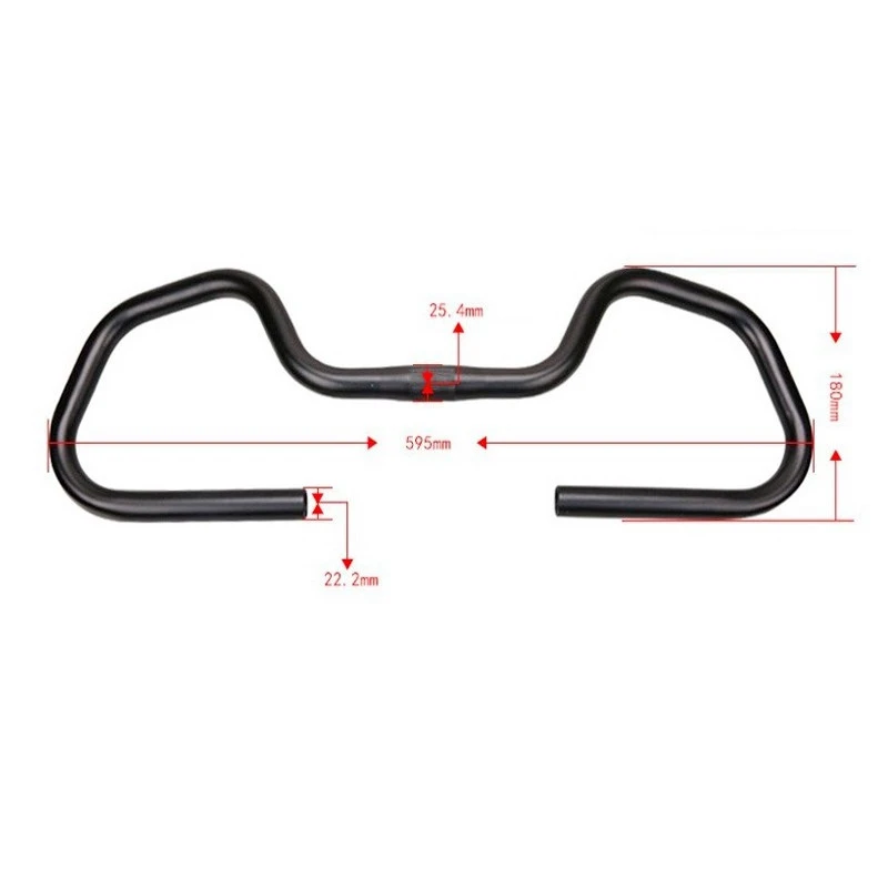 Guidon Vélo Multi Positions En Alu Noir Zoom 25.4 Mm 4 Guidon Vélo Multi Positions En Alu Noir Zoom 25.4 Mm – Image 2