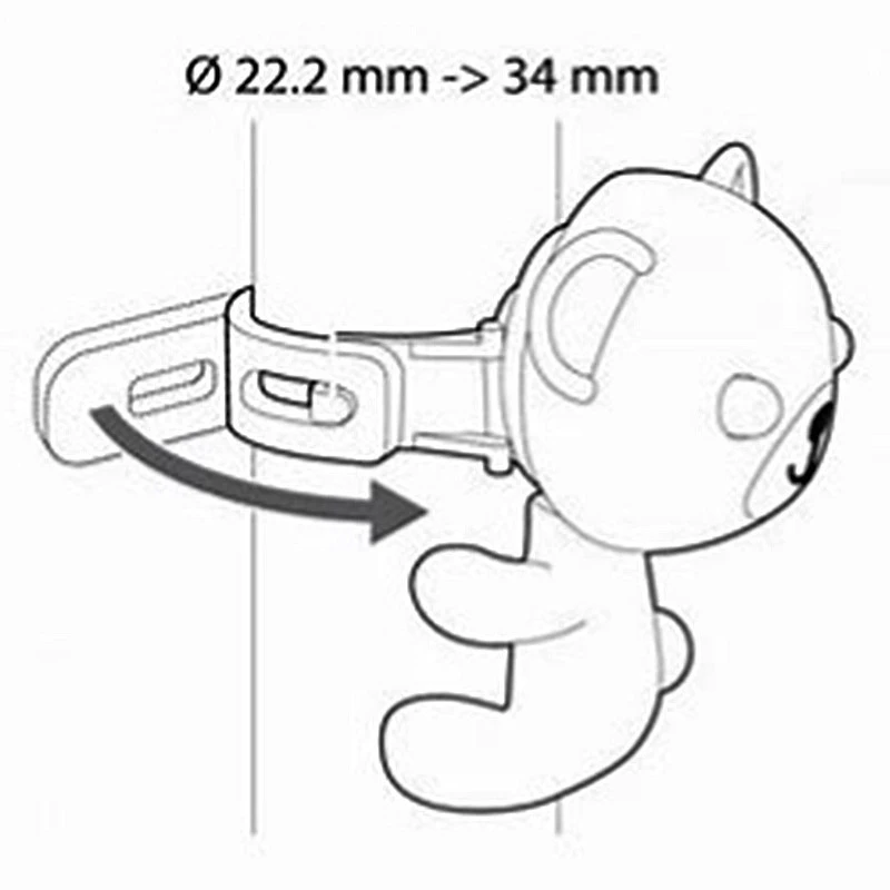 Lampe Arrière Zoonimal Ourson Pour Vélo Enfant 5 Lampe Arrière Zoonimal Ourson Pour Vélo Enfant – Image 3