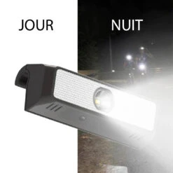 Lampe De Vélo à énergie Solaire, étanche IPX6 -Point Soldes lampe de velo a energie solaire etanche ipx6 4