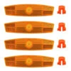 Lot De 4 Reflecteurs Large Sur Roue Vélo 2 Lot De 4 Reflecteurs Large Sur Roue Vélo -Point Soldes lot de 4 reflecteurs large sur roue velo