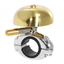 Mini Sonnette Dorée Vintage Pour Vélo XLC