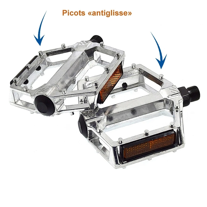 Paire De Pédales Large En Aluminium 4 Paire De Pédales Large En Aluminium – Image 2