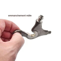 Paire Pattes Arrière Inox à 1 Emmanchement Mâle Pour Fabrication Vélo -Point Soldes paire pattes arriere inox a 1 emmanchement male pour fabrication velo 3