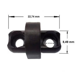 Passe Gaine Simple à Riveter Sur Cadre Vélo -Point Soldes passe gaine simple a riveter sur cadre velo 2