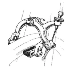 Patins De Frein Vélo - La Paire -Point Soldes patins de frein velo la paire 2