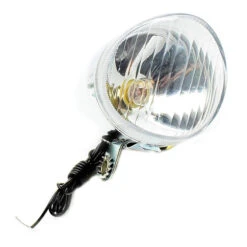 Phare Avant Classic Ampoule Chrome Feu Vélo -Point Soldes phare avant classic ampoule chrome feu velo 1