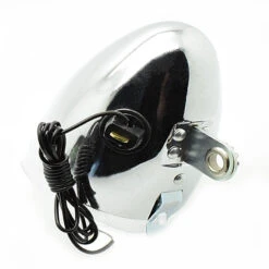 Phare Avant Classic Ampoule Chrome Feu Vélo -Point Soldes phare avant classic ampoule chrome feu velo 3