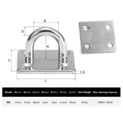 Plaque D'ancrage Mural Pour Fixation Chaine De Vélo -Point Soldes plaque d ancrage mural pour fixation chaine de velo 4